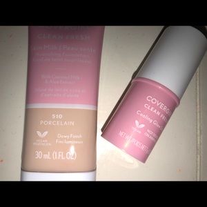 covergirl makeup, clean fresh skin milk,glow stick